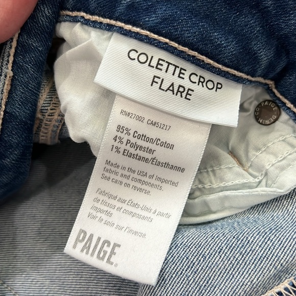 Paige Collette cropped flare size 30 - Picture 3 of 8